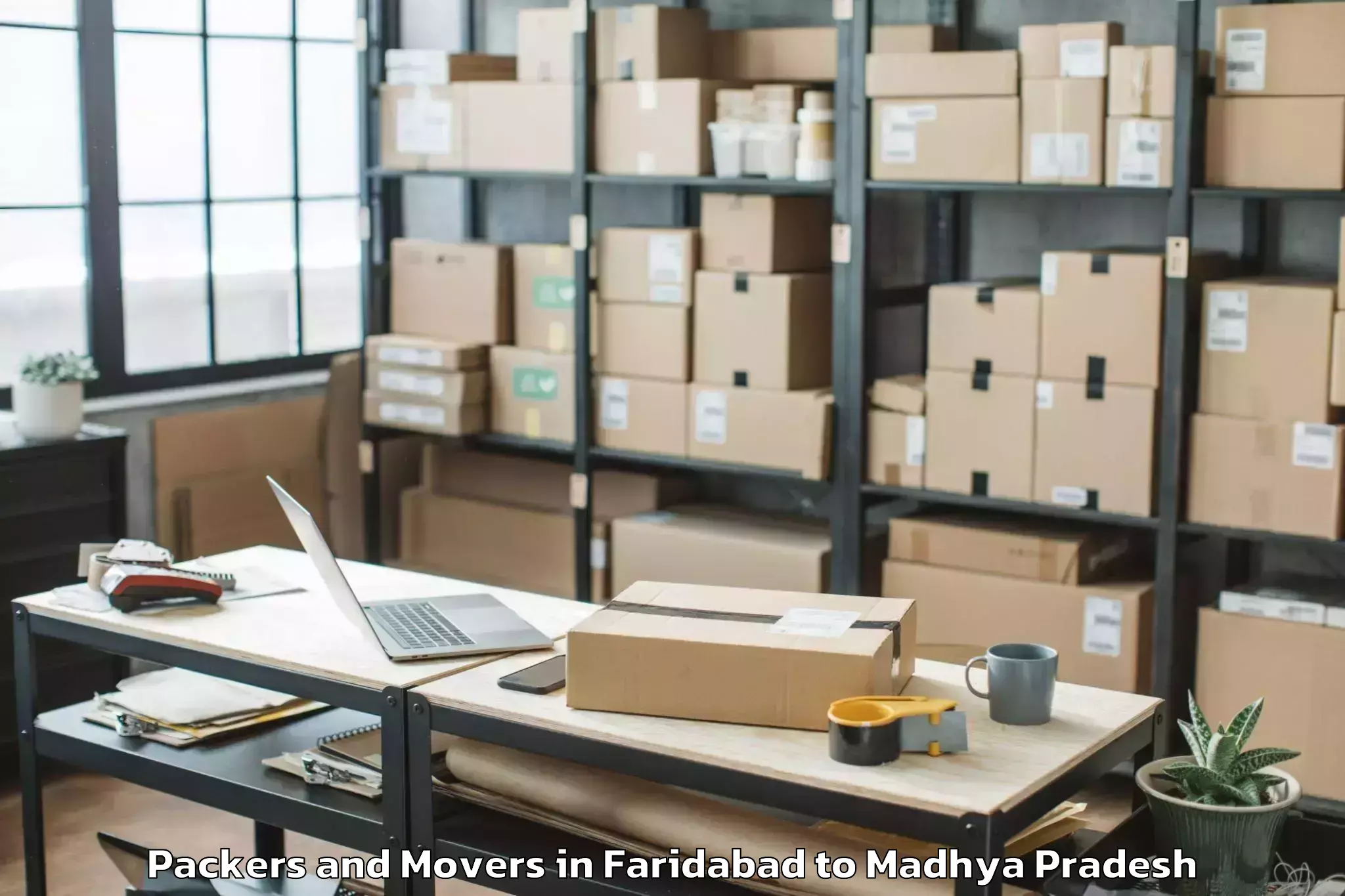 Book Faridabad to Timarni Packers And Movers